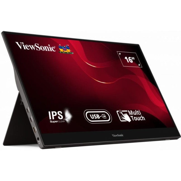 MONITOR VIEWSONIC 15.6 TACTIL IPS MULTIMEDIA PORTABLE HDMI USB 3YR GAR