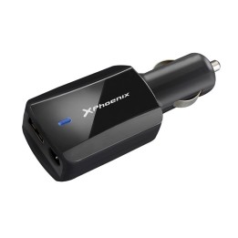 CARGADOR COCHE NOTEBOOK/SMARTPHONE PHOENIX 90W + 1XUSB 5V USB 2.0