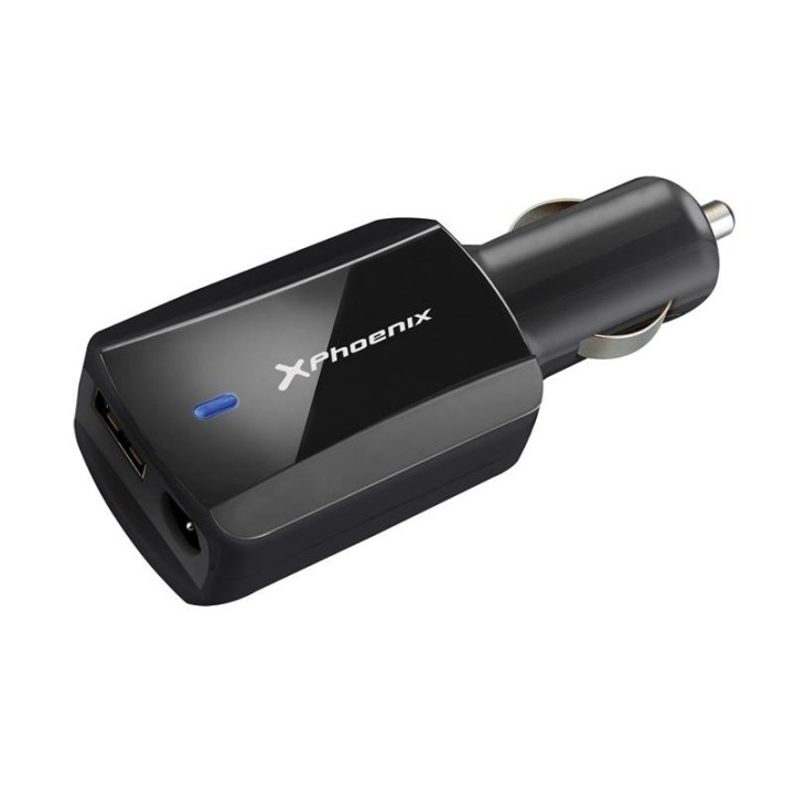 CARGADOR COCHE NOTEBOOK/SMARTPHONE PHOENIX 90W + 1XUSB 5V USB 2.0