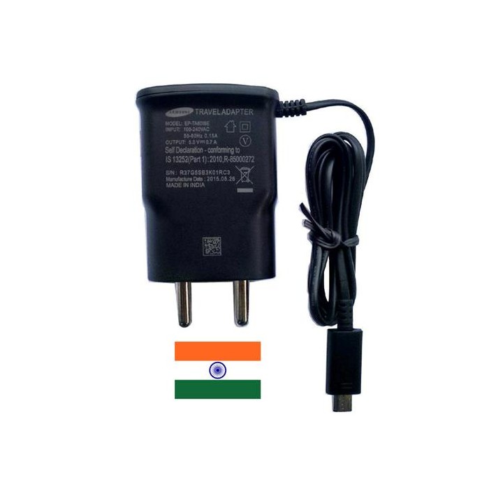 Cargador Micro 0.7 Amp Samsung Viaje India (EP-TA61IBE)