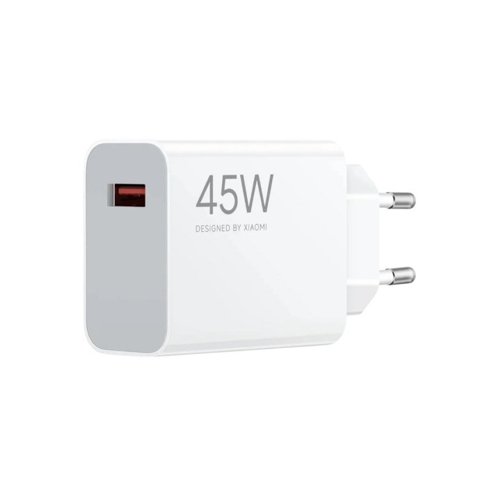 Xiaomi 45W Charging Turbo Power Cargador Intelingente USB-A Blanco
