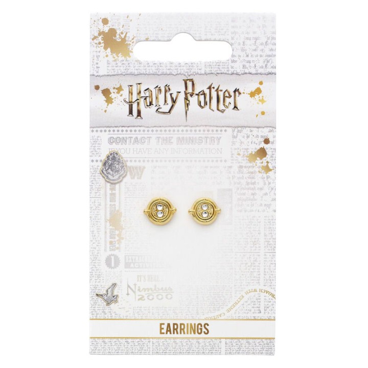 Pendientes Giratiempos Gold Harry Potter