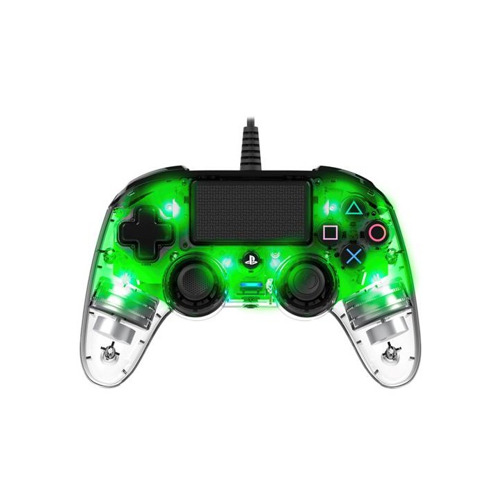 Nacon Mando Oficial Playstation PS4 Compact Verde (PS4OFCPADCLGREEN)