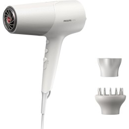 Philips BHD501/20 Secador de Pelo 2.100W con DIfusor Blanco