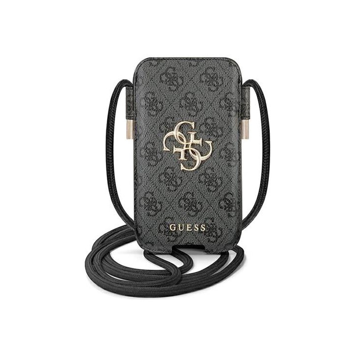 Guess Torebka GUPHL4GMGGR 6.7" Gris 4G Big Metal Logo