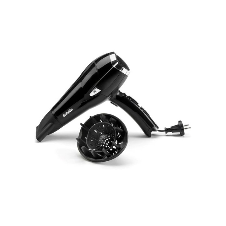 Babyliss D374DE Secador de Pelo 2.000W Con Cable Retráctil