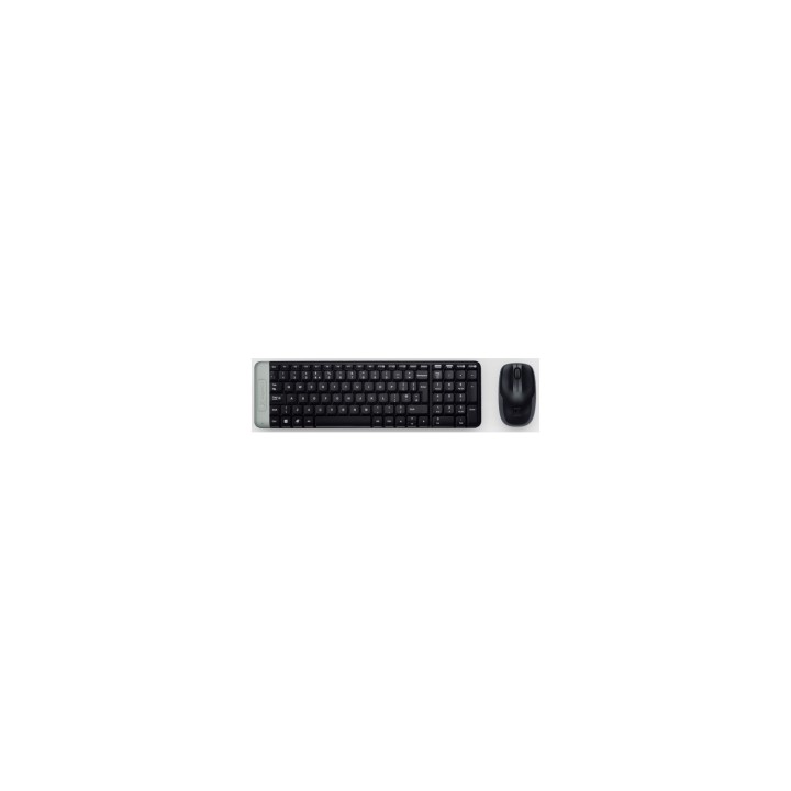 LOGITECH MK220 TECLADO Y RATON EN INGLES WIRELESS NEGRO 920-003161