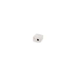 CAJA DE SUPERFICIE KEYSTONE PARA 2 ROSETAS BLANCO 125122