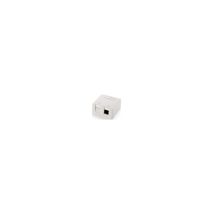 CAJA DE SUPERFICIE KEYSTONE PARA 2 ROSETAS BLANCO 125122