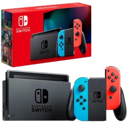 Nintendo Switch V2 Consola Neón Azul y Neón Rojo