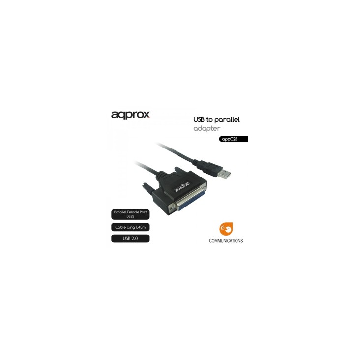 ADAPTADOR USB A PARALELO APPROX APPC26