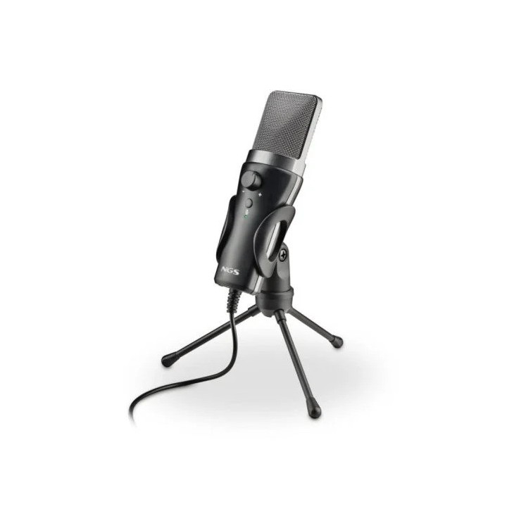 MICROFONO NGS MS120USB USB TRIPODE BLACK