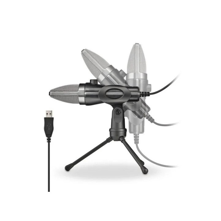 MICROFONO NGS MS120USB USB TRIPODE BLACK