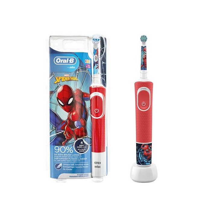 Braun Oral-B Vitality Cepillo Eléctrico Spiderman (D100.413.2K)