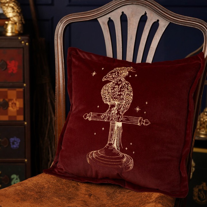Cojin velvet Fawkes Harry Potter