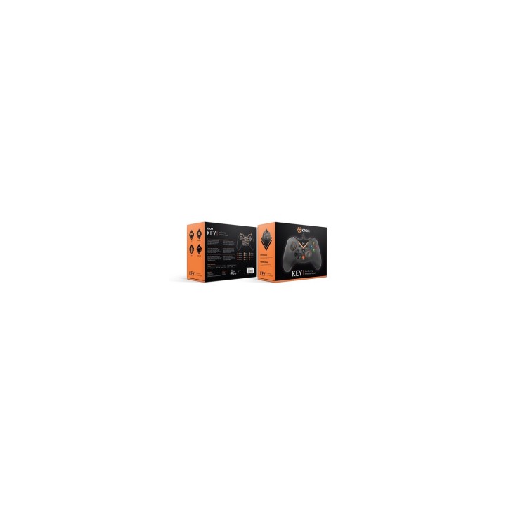 KROM NXKROMKEY GAMEPAD NEGRO NARANJA