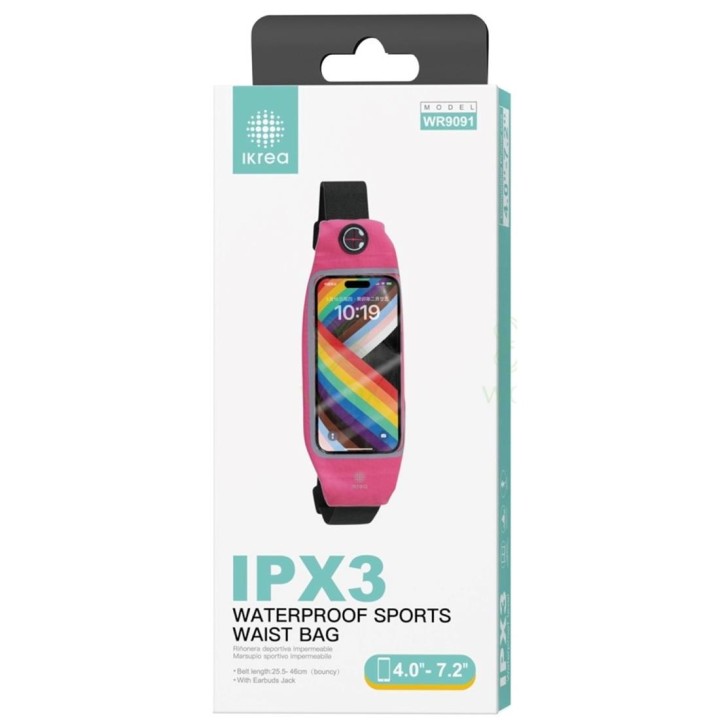 Riñonera Deportiva Impermeable 4.0-7.2" IPX3 Ikrea WR9091