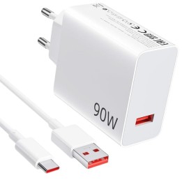 Xiaomi 90W Hyper Charge Cargador Inteligente USB-A con Cable (BHR07ZBEU)