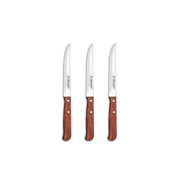 ATEMPO 3-112-11F PACK 3 CUCHILLOS MULTIUSOS FILO-DOBLE BLISTER