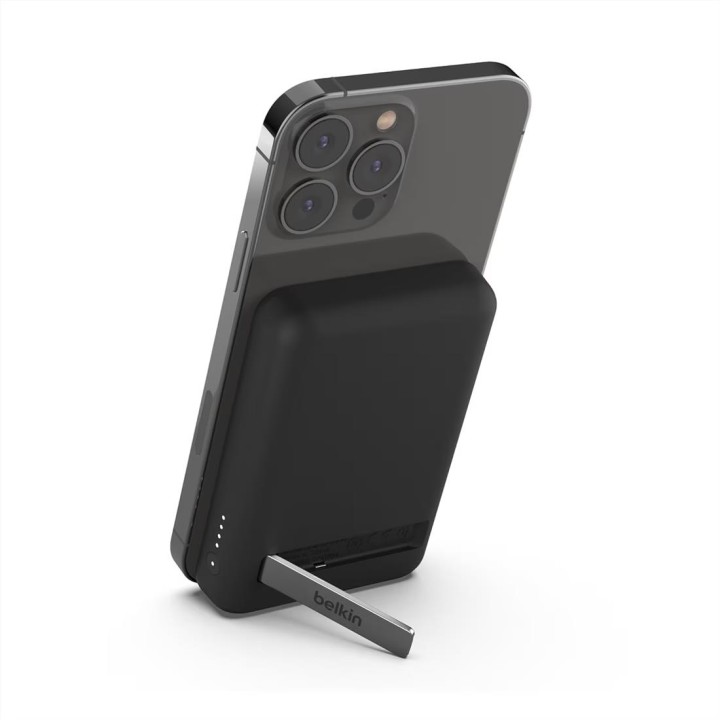 Powerbank 5.000mAh Belkin Qi2 15W Magsafe con Soporte Negro (BPD006BTBK)
