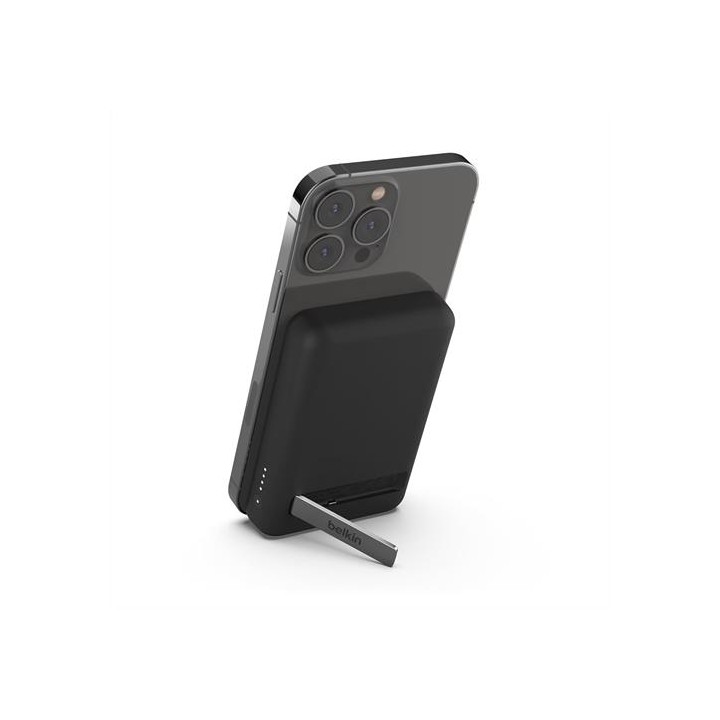 Powerbank 5.000mAh Belkin Qi2 15W Magsafe con Soporte Negro (BPD006BTBK)