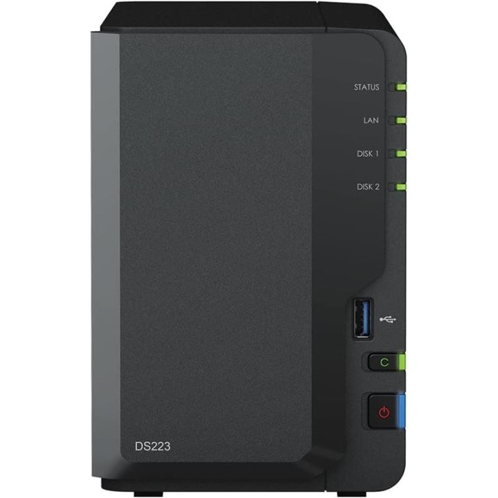 UNIDAD NAS SYNOLOGY 2 HDD/SSD DISKTATION CPU 1.7GHZ 4 NUCLEOS