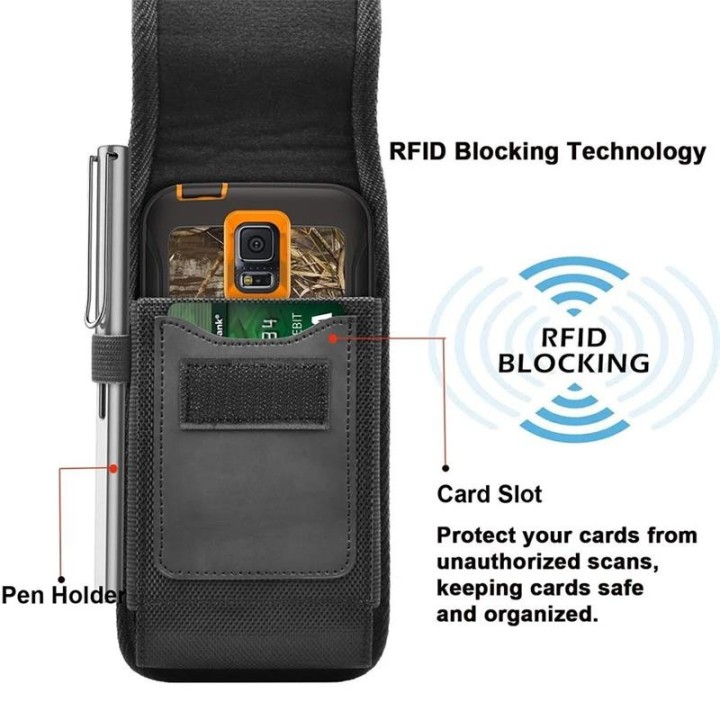 FUNDA AVPOS CON CLIP DE CINTURON PDA/SMARTPHONE HASTA 6.8”