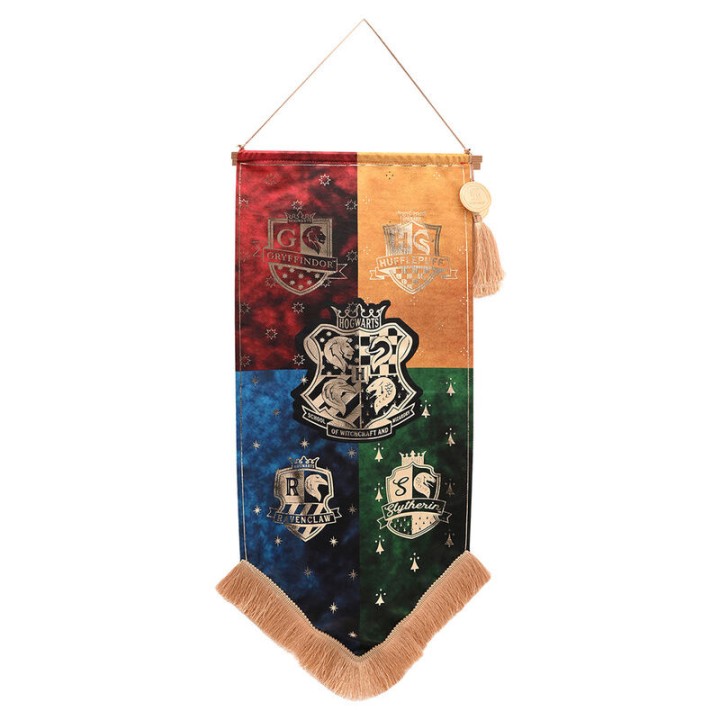 Estandarte Casas Hogwarts Harry Potter