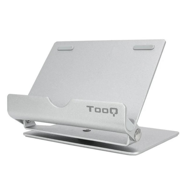 SOPORTE TOOQ SOBREMESA PARA SMARTPHONE/TABLET 10 INCLINABLE/360º SILVER