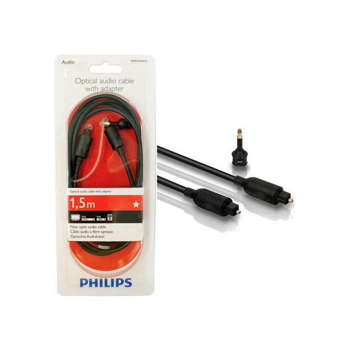 Philips SWA2522W/10 Cable Fibra Óptica Audio 1.5 metros
