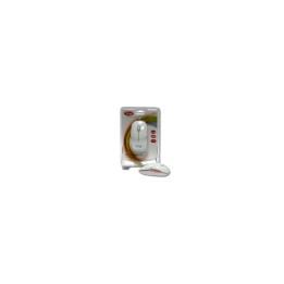 RATON 3FREE USB OPTICO BLANCO ROSA 3F-MCM101/WP