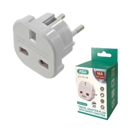 IP5di Adaptador de Viaje Reino Unido a Europa