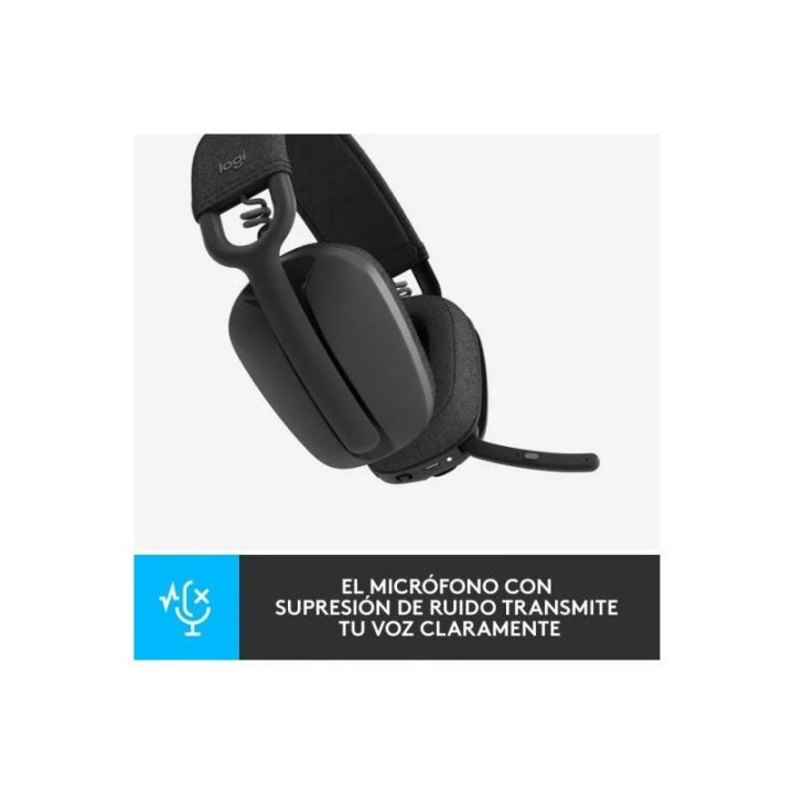AURICULARES + MICROFONO LOGITECH ZONE VIBE 100 BLUETOOTH BLACK