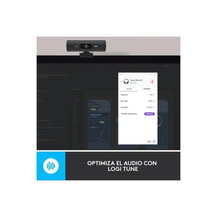 AURICULARES + MICROFONO LOGITECH ZONE VIBE 100 BLUETOOTH BLACK