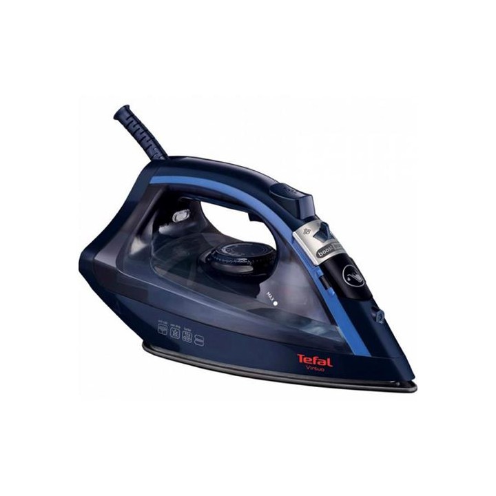 Tefal Virtuo FV1713 Plancha Vapor 2000W 90g Azul y Negra
