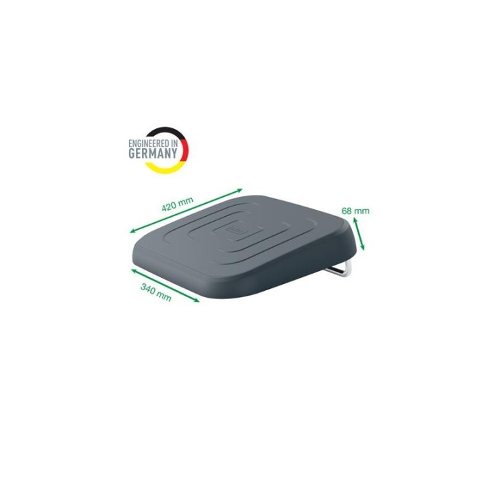 REPOSAPIES ERGONOMICO LEITZ GREY
