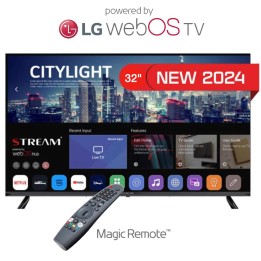 Televisor 32" STREAM SYSTEM HD Smart Tv LG WebOS + Magic Remote