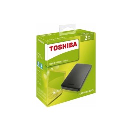 Disco Duro Externo TOSHIBA 2 TB USB 3.2 CANVIO BASIC (HDTB520EK3AA)