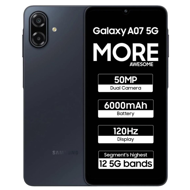 Samsung Galaxy A07 5G 8GB 256GB Black (SM-A075) Internacional
