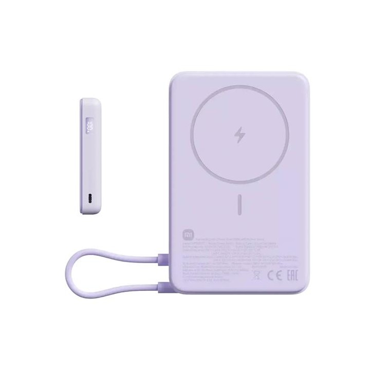 Xiaomi Magnetic Powerbank 10000 mAh 33W con Soporte Integrado Purple (BHR08PAGL)