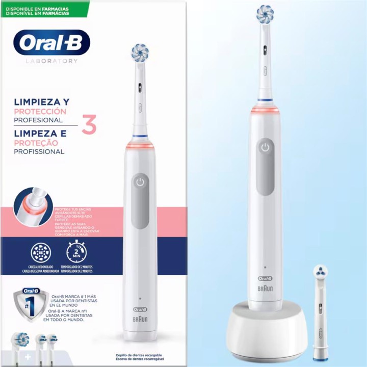 Braun Oral-B Cepillo Eléctrico Profesional 3 Laboratory Blanco (D505.533.3)