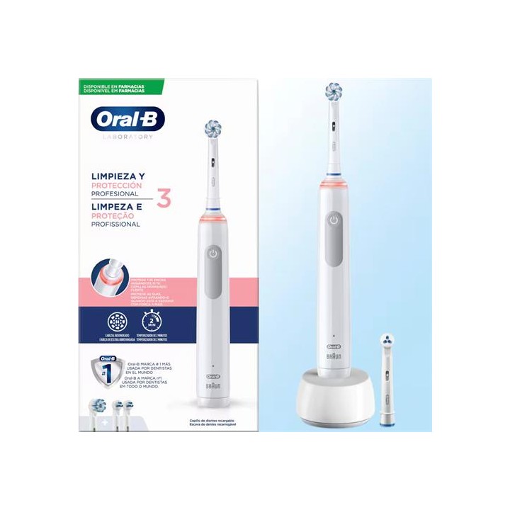 Braun Oral-B Cepillo Eléctrico Profesional 3 Laboratory Blanco (D505.533.3)