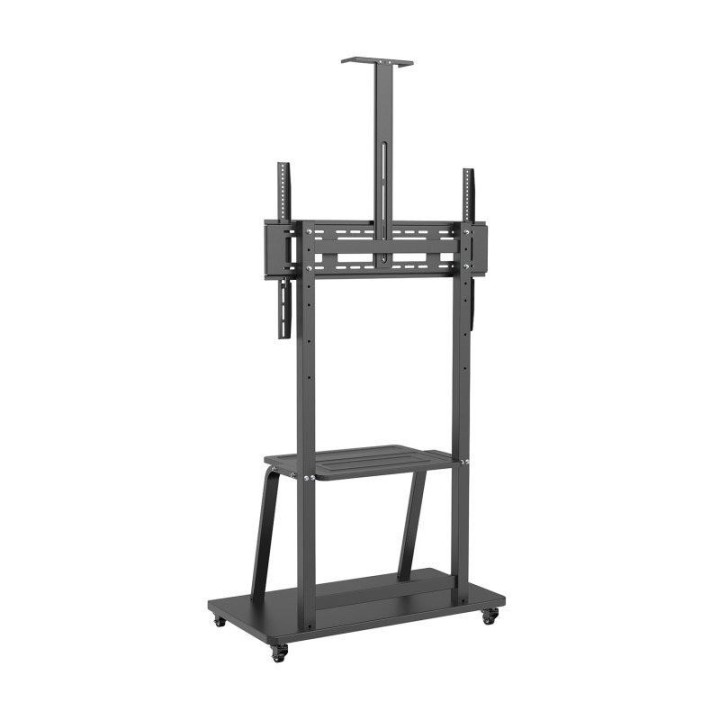 SOPORTE TV MONITOR AISENS SUELO CON RUEDAS 37-100 150KG BLACK