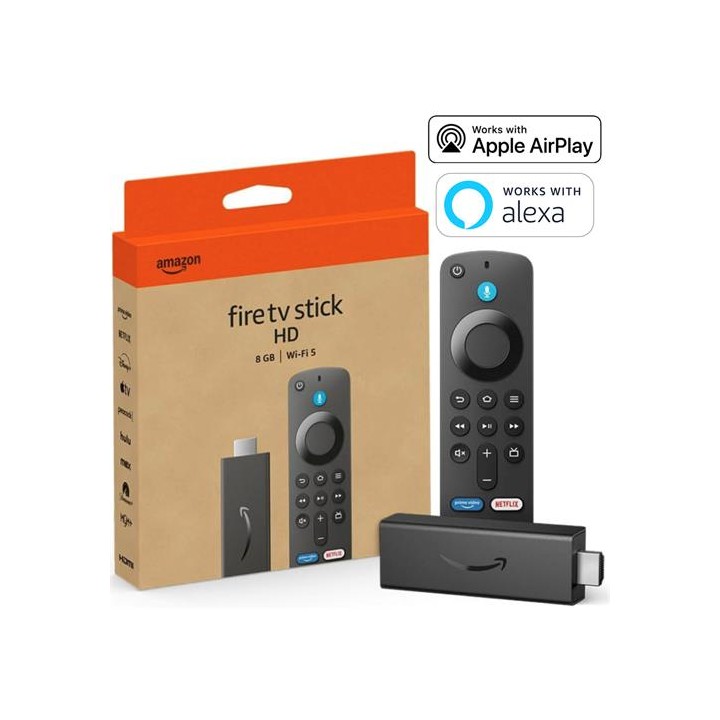 Amazon Fire Tv Stick HD 2024 con mando de Voz Alexa