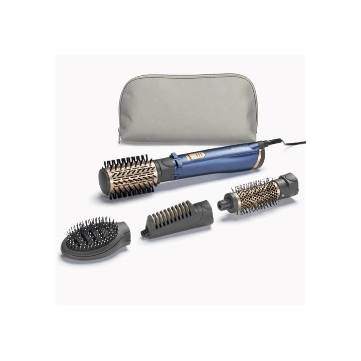 Babyliss AS965E Cepillo de Aire 1000W Blue-Gold