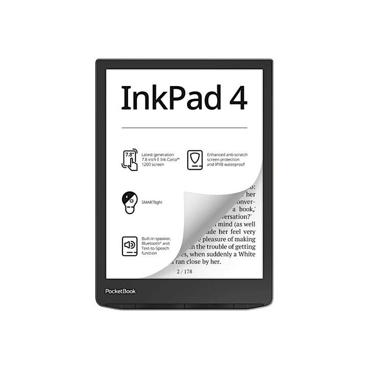 Pocketbook Inkpad 4 7.8" 32GB Plata (PB743G-U-WW)