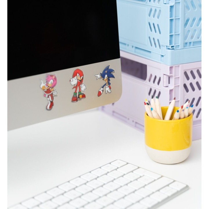 Set pegatinas reutilizables Sonic The Hedgehog