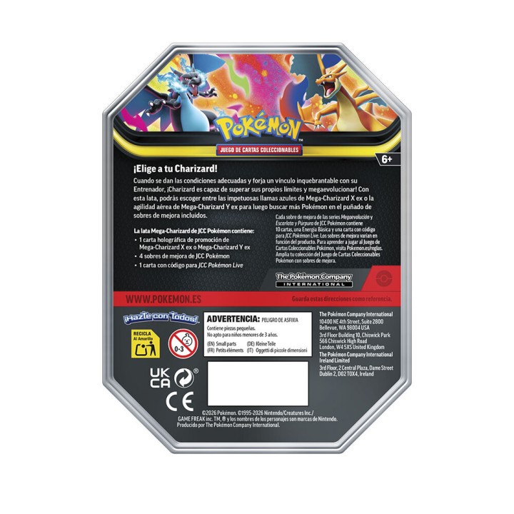 Lata Juego Cartas Coleccionables Spring ex Pokemon español