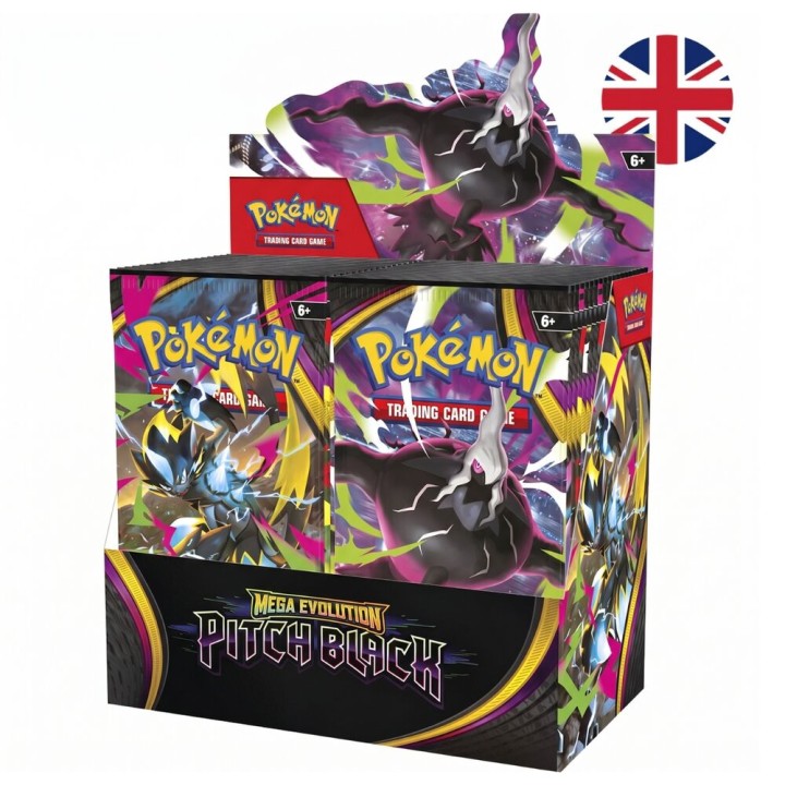 Sobre cartas Expansion Megaevolucion Oscuridad Absoluta Julio 2026 Pokemon ingles