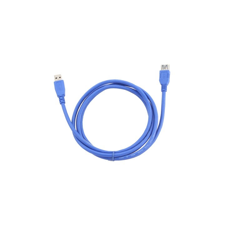 CABLE USB A M A USB A H 2MT GEMBIRD AZUL CCP-USB3-AMAF-6